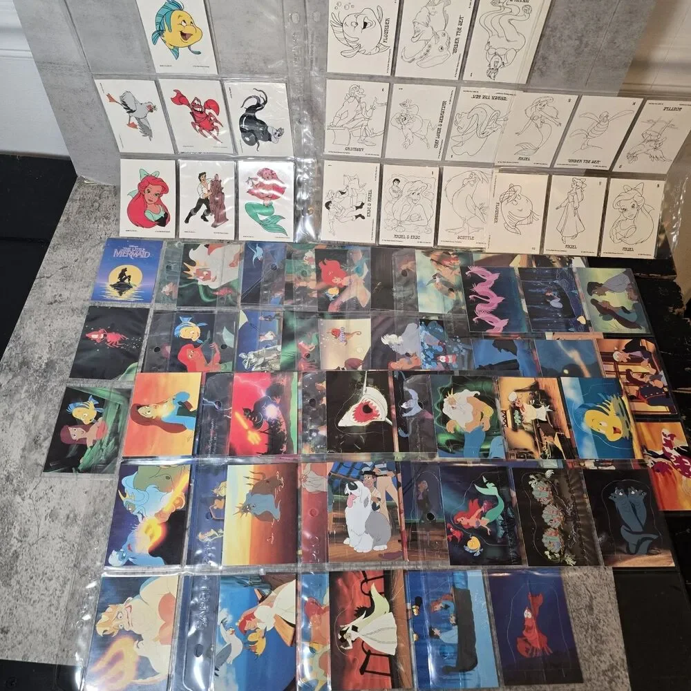 Toys | The Little Mermaid Complete Trading Card Mini Master Set By Pro ...